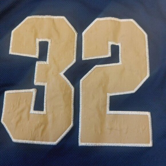 Vintage CA College Authentics Notre Dame Basketball Jersey Mens Size M #32 Blue - Picture 6 of 7